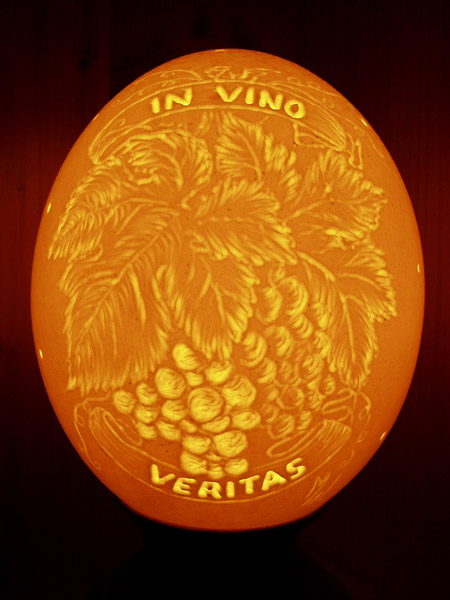 Straußenei In Vino Veritas 2